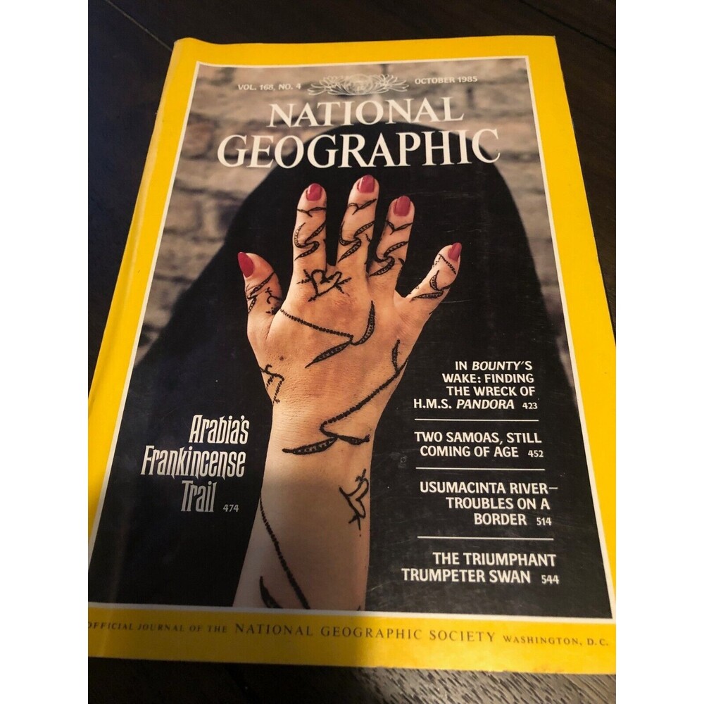 Vintage October 1985 National Geographic Magazine Finding HMS Pandora Wreck